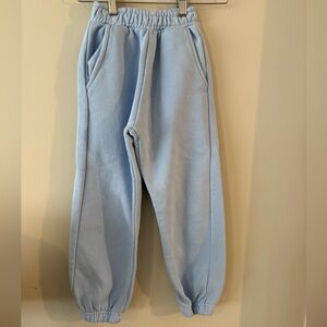 Zara Sky Blue Kids girls Sweatpants 6-7 Years